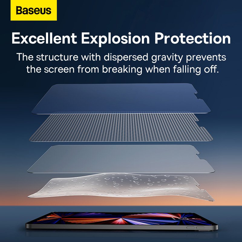 Baseus iPad 9.7inch 0.3mm Full-glass Tempered Glass Film Pasting Artifact Transparent - SGBL021302 - Image 4