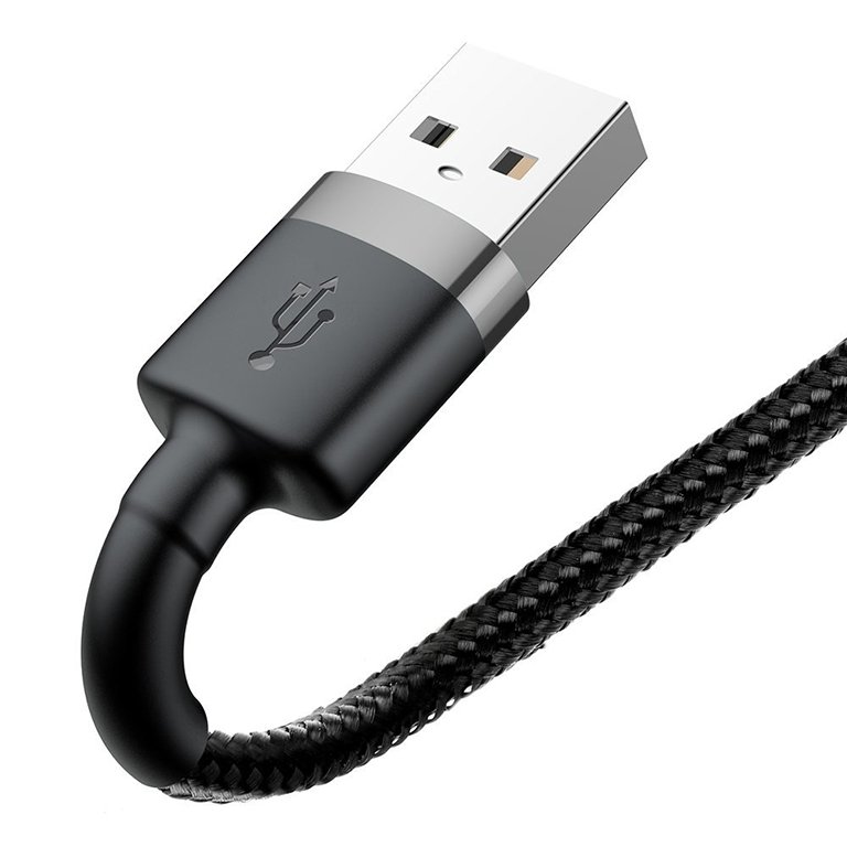 Baseus Cafule 2 Meter Nylon Braided Cable USB To Lightning QC3.0 1.5A - 1Y - Image 4