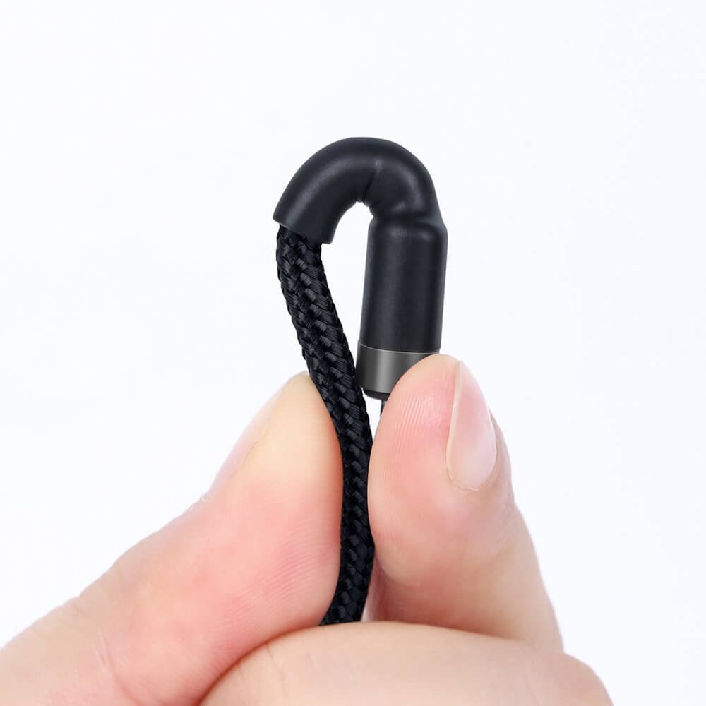 Baseus Cafule 2M Nylon Braided Cable USB To Type-C QC3.0 2A Black-Grey - CATKLF-CG1- 1 Year Warranty - Image 5