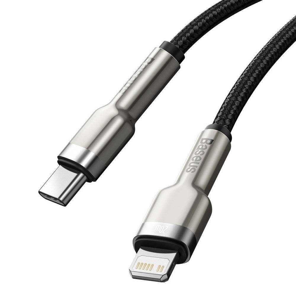 Baseus Cafule Series 2M Metal Data Cable Type-C to iP PD 20W Black - CATLJK-B01 - 1 Year Warranty - Image 3