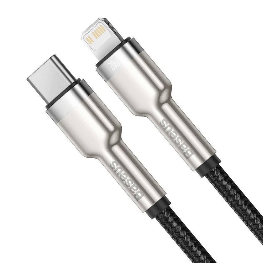 Baseus Cafule Series 2M Metal Data Cable Type-C to iP PD 20W Black - CATLJK-B01 - 1 Year Warranty - Image 5