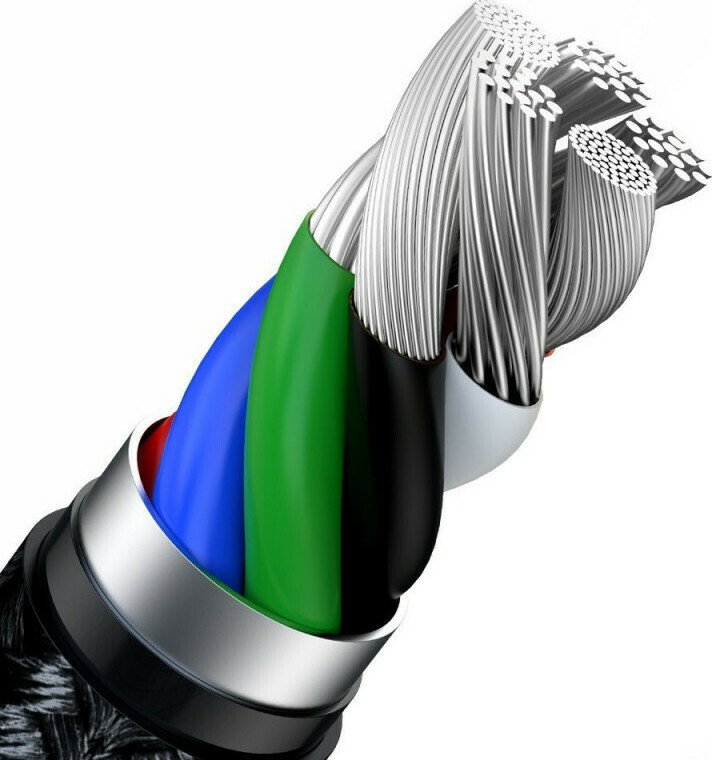 Baseus Cafule Series 2M Metal Data Cable Type-C to iP PD 20W Black - CATLJK-B01 - 1 Year Warranty - Image 4