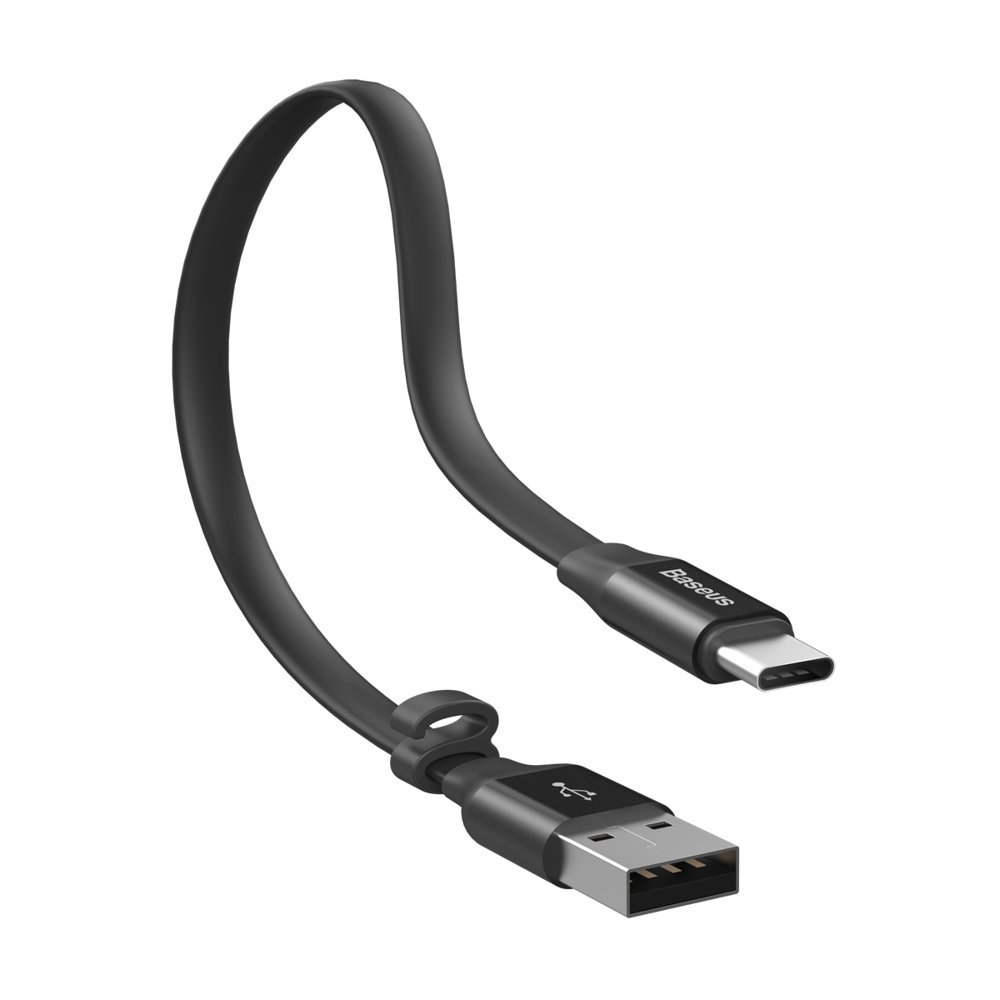 Baseus Nimble Type-C 23CM Portable Short Cable Black-CATMBJ-01- 1 Year Warranty - Image 2