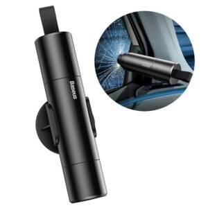 BASEUS Sharp Tool Safety Hammer with Broken Window + Cut Seat Belt Function  - CRSFH-0G