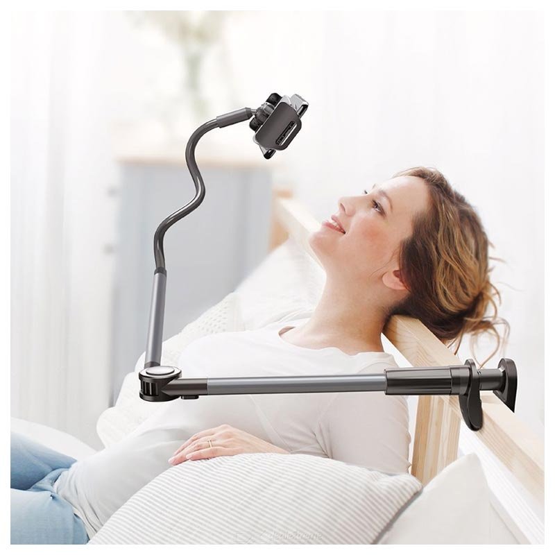 Baseus Unlimited Adjustment Lazy Phone Holder Gery - SULR-0G - Image 4