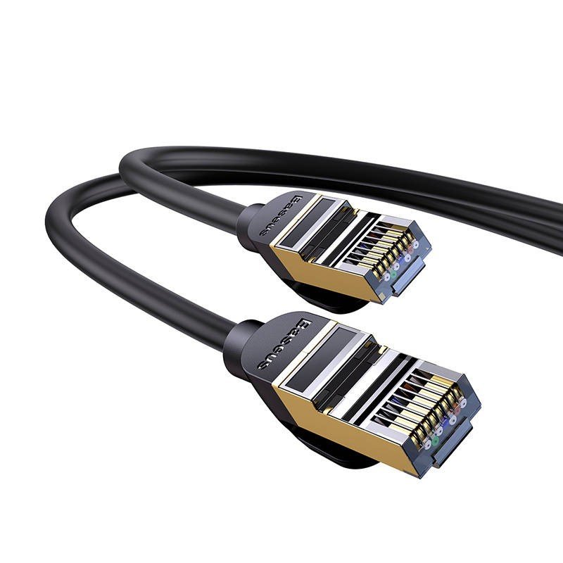 Baseus 3M High Speed RJ45 CAT 7 Gigabit Network Cable Black - WKJS010401