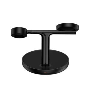 Baseus 20W Swan 3-in-1 Wireless Magnetic Charging Bracket Black- WXTE000101- 1 Year Warranty