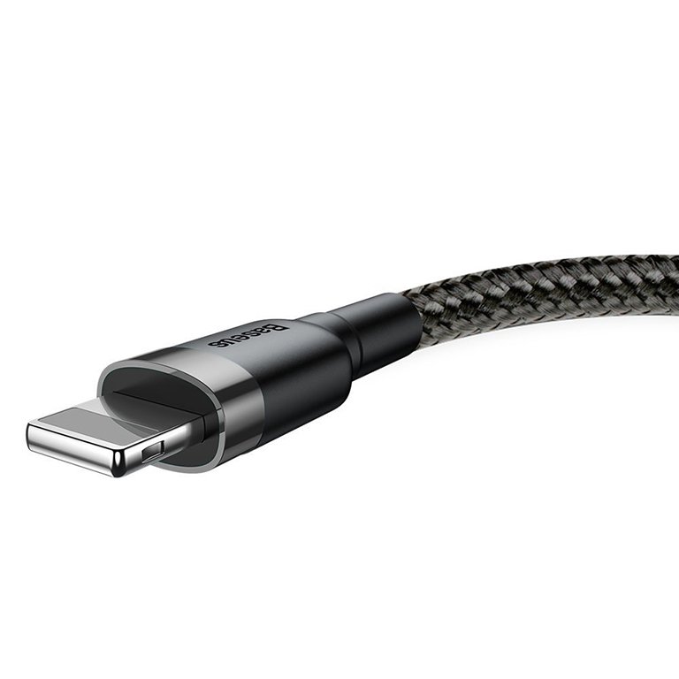 Baseus Cafule 2 Meter Nylon Braided Cable USB To Lightning QC3.0 1.5A - 1Y - Image 2
