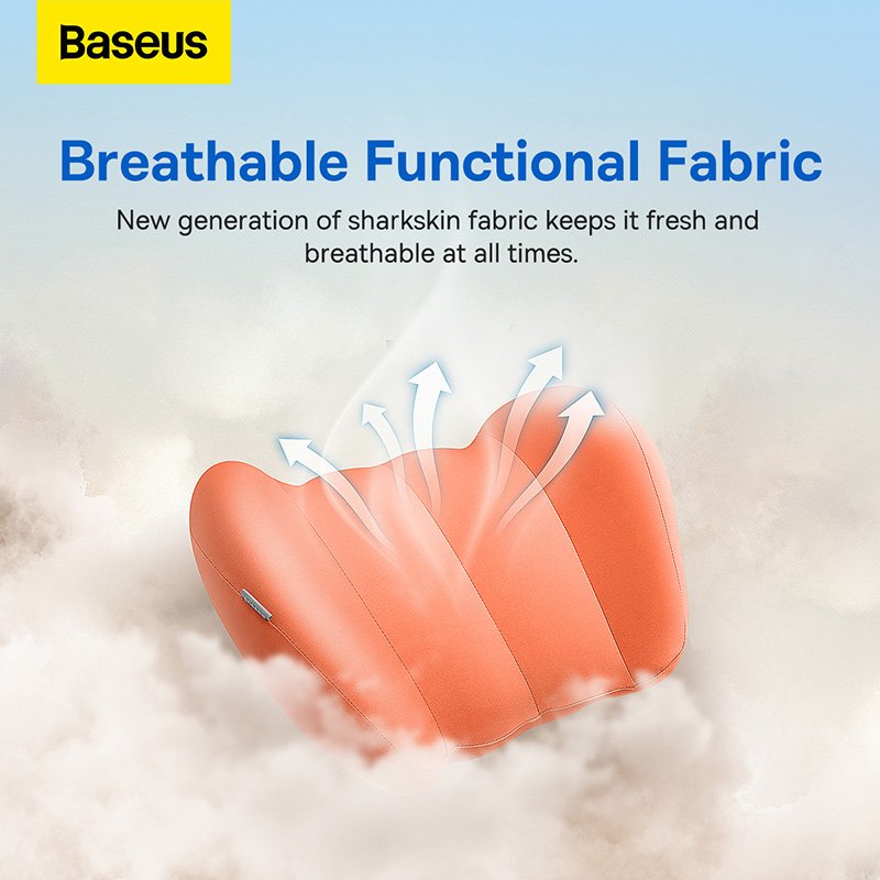 Baseus ComfortRide Series Car Lumbar Pillow Orange - CNYZ000007 - Image 4