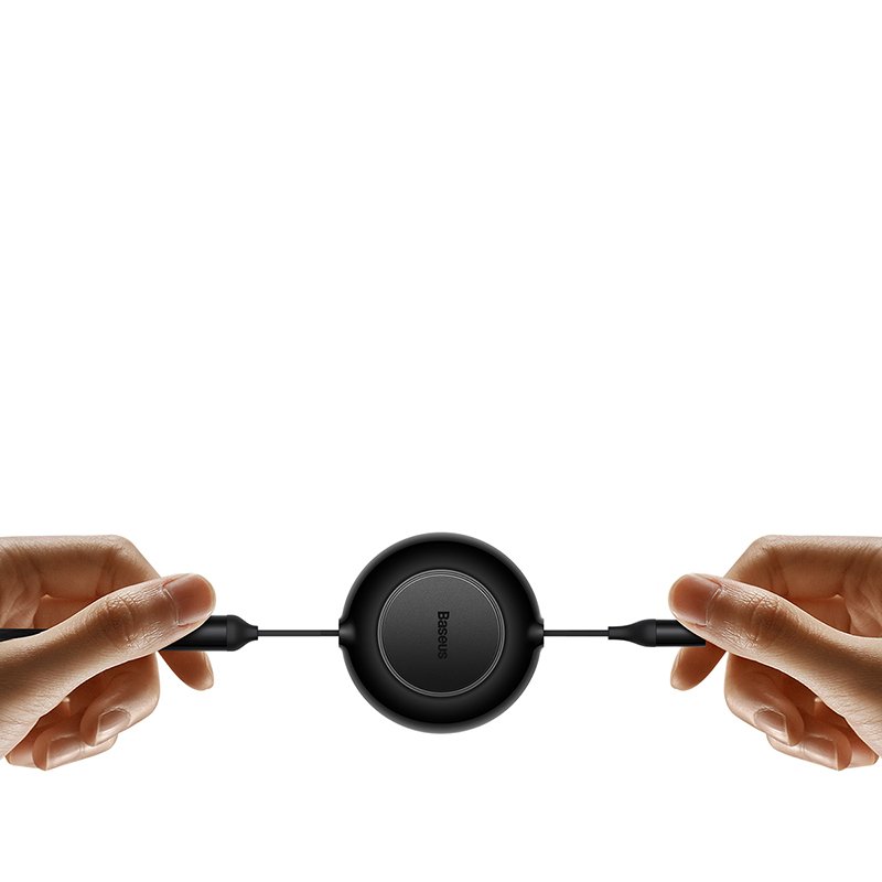 Baseus Bright Mirror 2 Series 1.1 Meter Type-C to M+L+C Retractable 100W Cable - Image 3