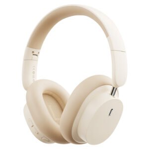Baseus Bowie D05 Wireless Headphones Noice Reduction 70Hr Battery Creamy-white - NGTD020202 - 1 Year Warranty