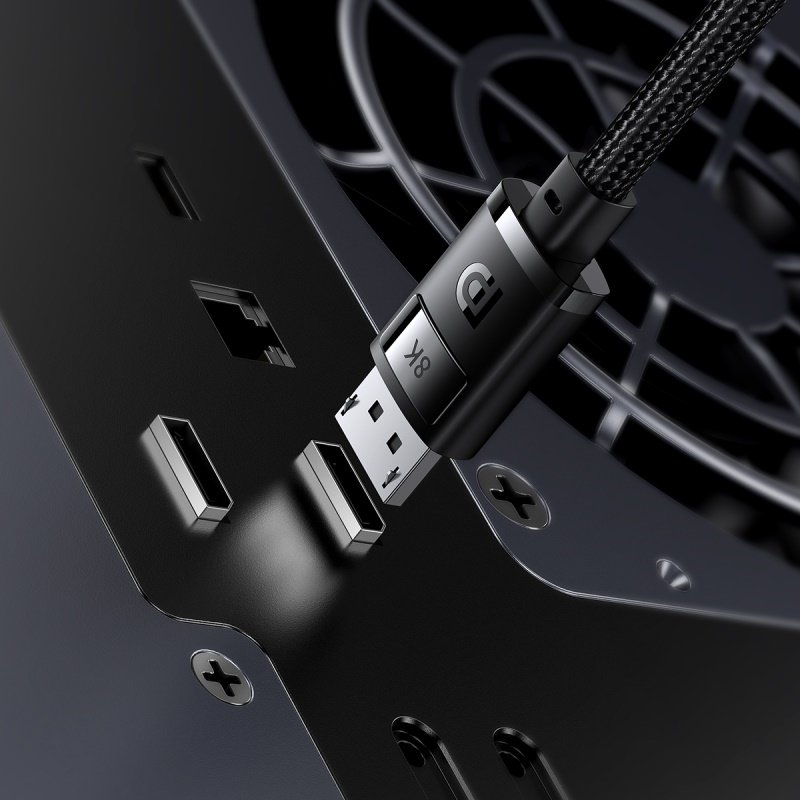Baseus 5m DP 8K to DP 8K High Definition Series Adapter Cable Cluster Black - B00633706111-04 - 1 Year Warranty - Image 11