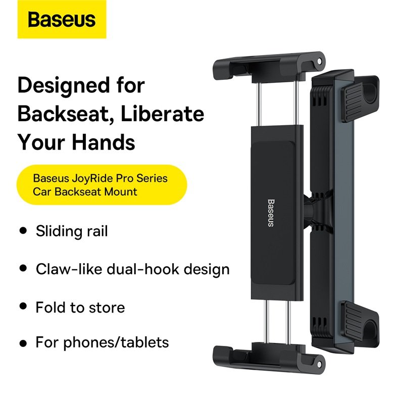 Baseus JoyRide Pro Backseat Car Mount Black - SUTQ000001 - Image 2