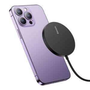 Baseus Simple Mini 3 Magnetic Wireless Charger Suit for iPhone 12/13/14/15 Black - 1 Year Warranty