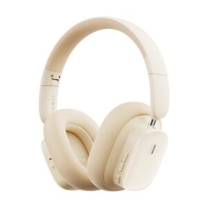 Baseus Bowie H1i Noise-Cancellation Wireless Headphones Stellar White - 1 Year Warranty