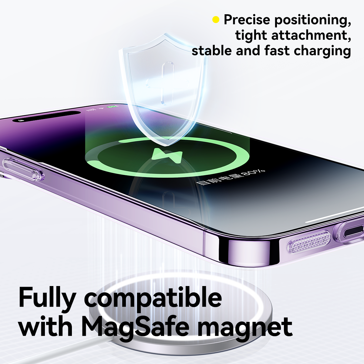 Baseus Lucent Series for Iphone 13 Pro Magnetic Design Phone Case Clear Transparent - P60157202203-01 - Image 6