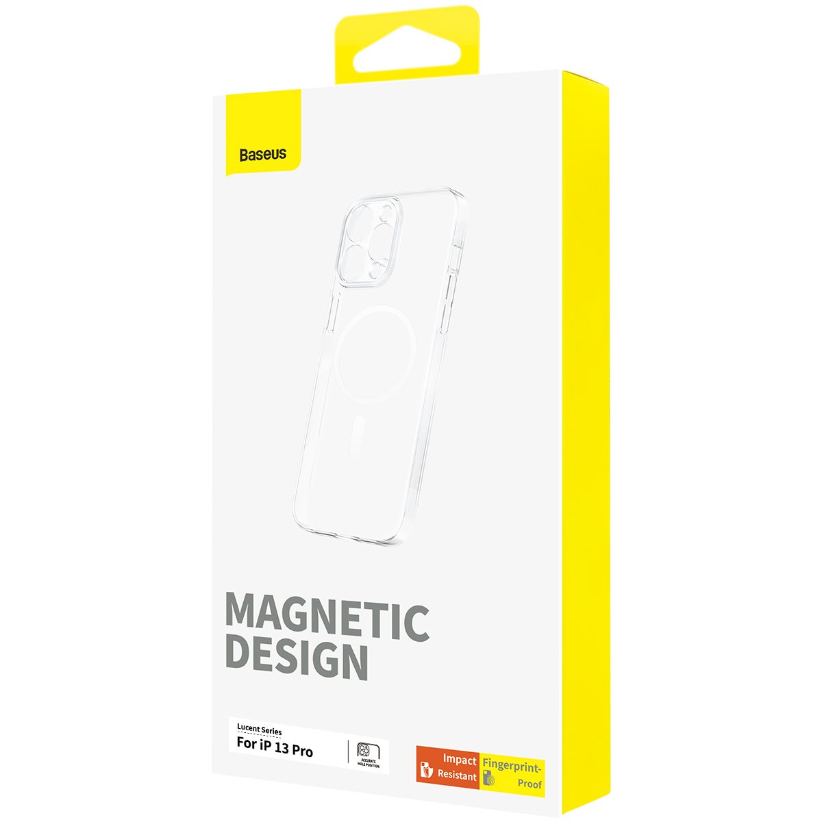 Baseus Lucent Series for Iphone 13 Pro Magnetic Design Phone Case Clear Transparent - P60157202203-01 - Image 3