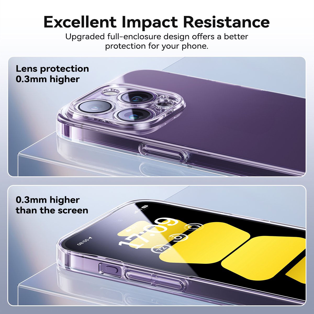Baseus Lucent Series-iPhone 15 Plus Case-Clear Transparent-Ultra Thin Design Protective Case?- P60157204203-02 - Image 9