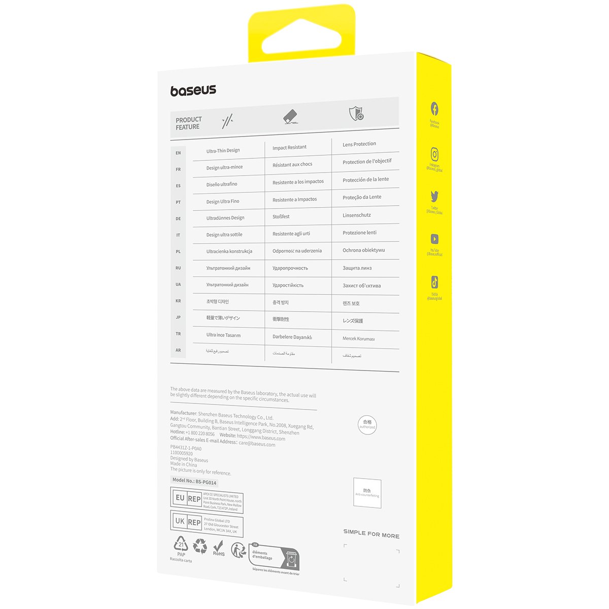 Baseus Lucent Series-iPhone 15 Plus Case-Clear Transparent-Ultra Thin Design Protective Case?- P60157204203-02 - Image 4