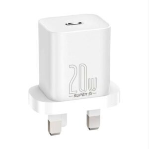 Baseus Super Si 20W Quick Charger 1C UK White - 1 Year Warranty