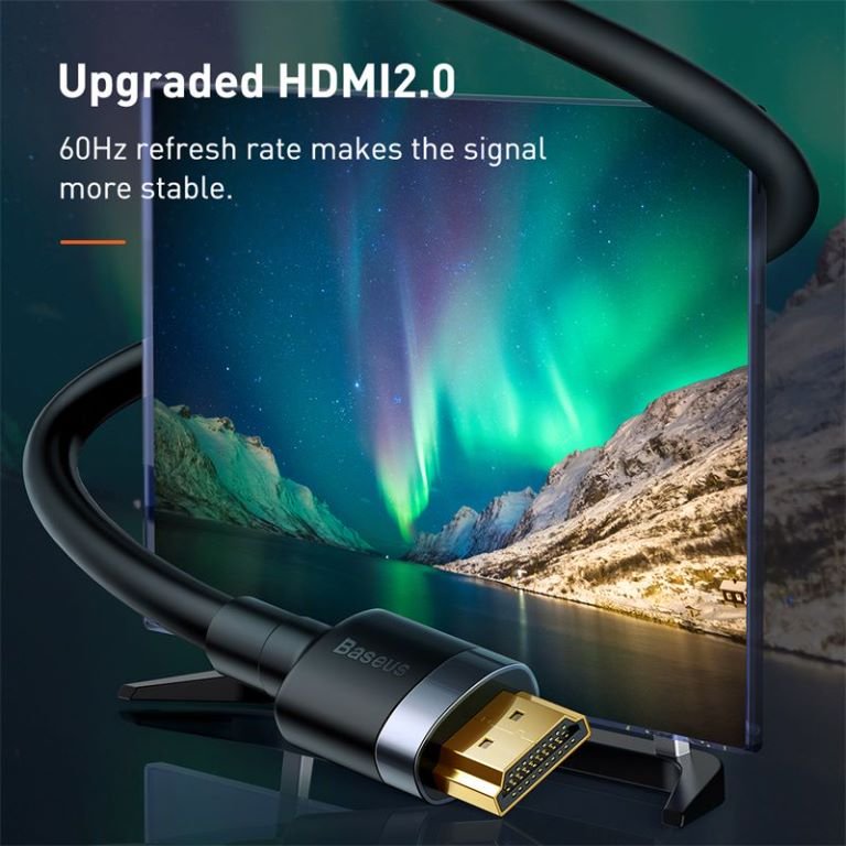 Baseus 1M 4K Cafule HDMI Cable Black - CADKLF-E01 - 1 Year Warranty - Image 9
