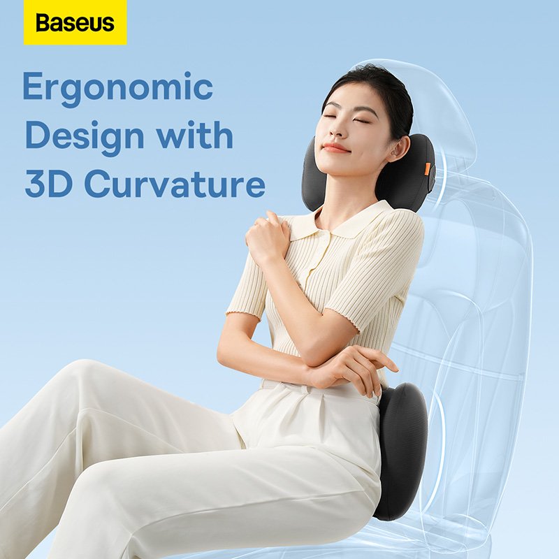 Baseus ComfortRide Series Car Cooling Headrest Cluster Black - C20036402111-00 - Image 12