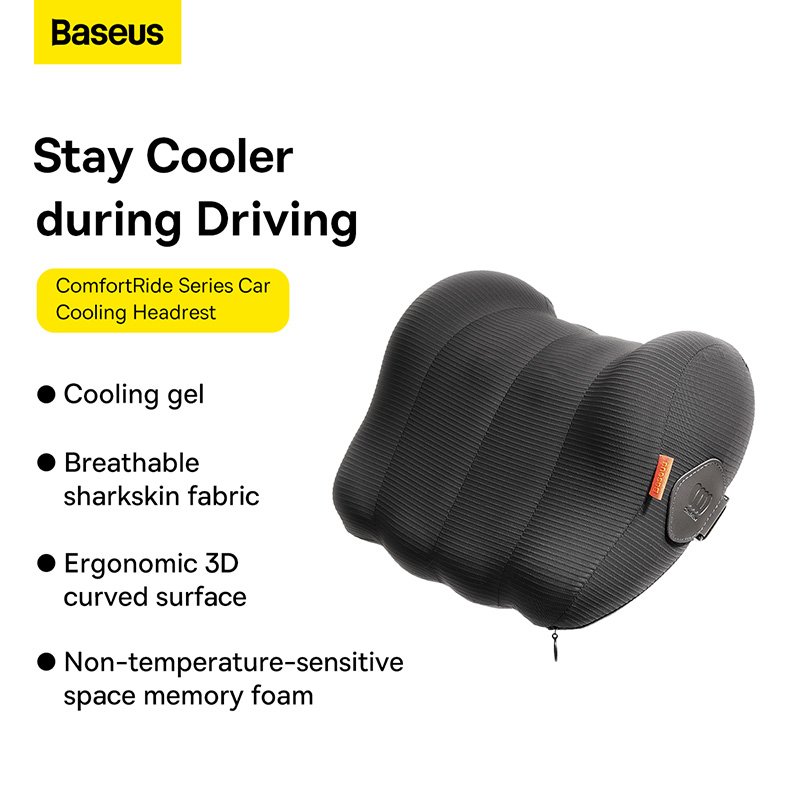 Baseus ComfortRide Series Car Cooling Headrest Cluster Black - C20036402111-00 - Image 10