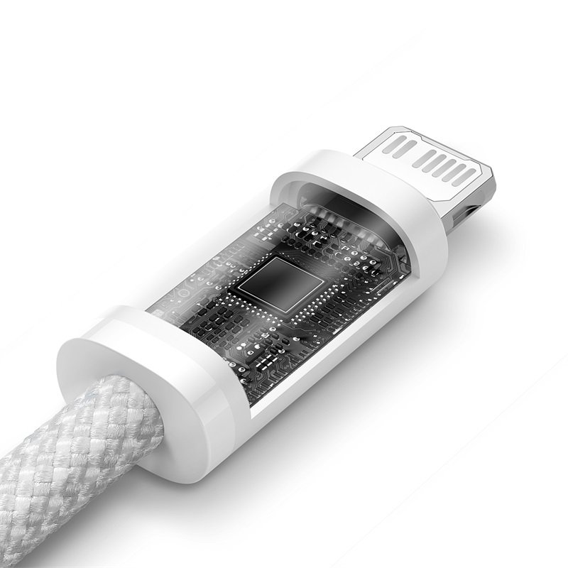 Baseus Dynamic Series 2M Fast Charging Data Cable Type-C to Lightning 20W White - CALD000102 - 1 Year Warranty - Image 5