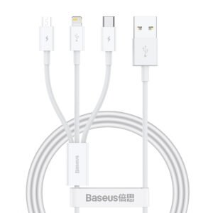 Baseus Superior Series 1 Meter  USB to M+L+C 3.5A Cable