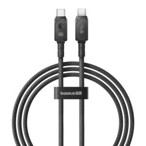 Baseus 1m Unbreakable Series Fast Charging Data Cable Type-C to Type-C 100W Cluster Black - P10355800111-00 - 1 Year Warranty