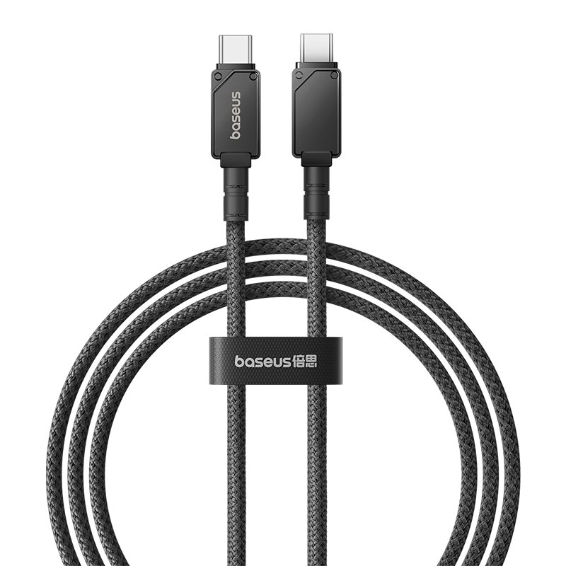 Baseus 1m Unbreakable Series Fast Charging Data Cable Type-C to Type-C 100W Cluster Black - P10355800111-00 - 1 Year Warranty - Image 2