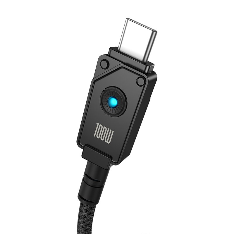 Baseus 2m Unbreakable Series Fast Charging Data Cable Type-C to Type-C 100W Cluster Black - P10355800111-01 - 1 Year Warranty - Image 4