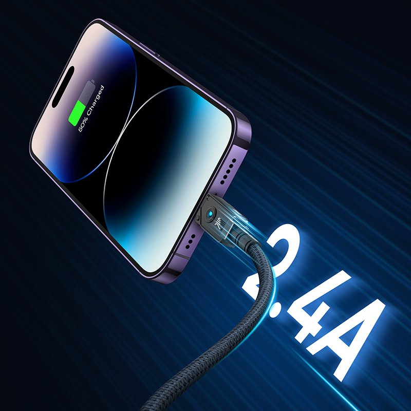 Baseus Unbreakable Series 2 Meter 2.4A USB to Lightning Fast Charging Data Cable - Image 10