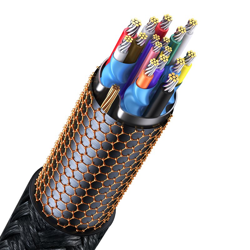 Baseus 3m Type-C to HDMI 4K Adapter Cable High Definition Series Graphene - Black- 1 Year Warranty - Image 5