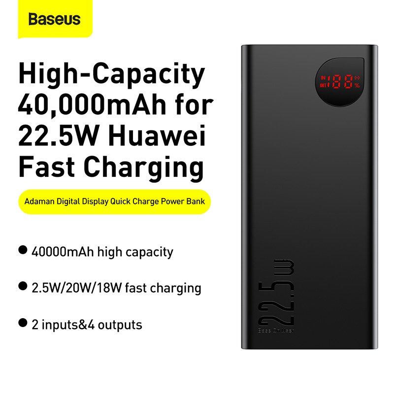 Baseus 40000mAh 22.5W Fast Charge Power Bank - Image 17