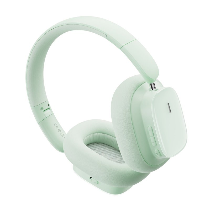 Baseus Bowie H1i Noise-Cancellation Wireless Headphones - Natural Green - Image 5