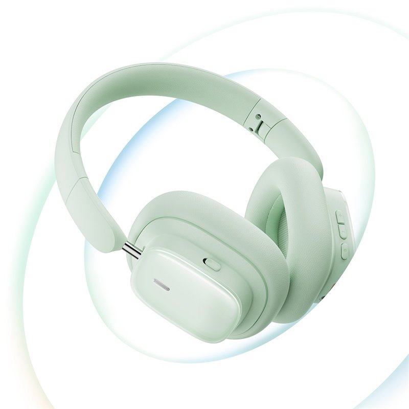 Baseus Bowie H1i Noise-Cancellation Wireless Headphones - Natural Green - Image 7