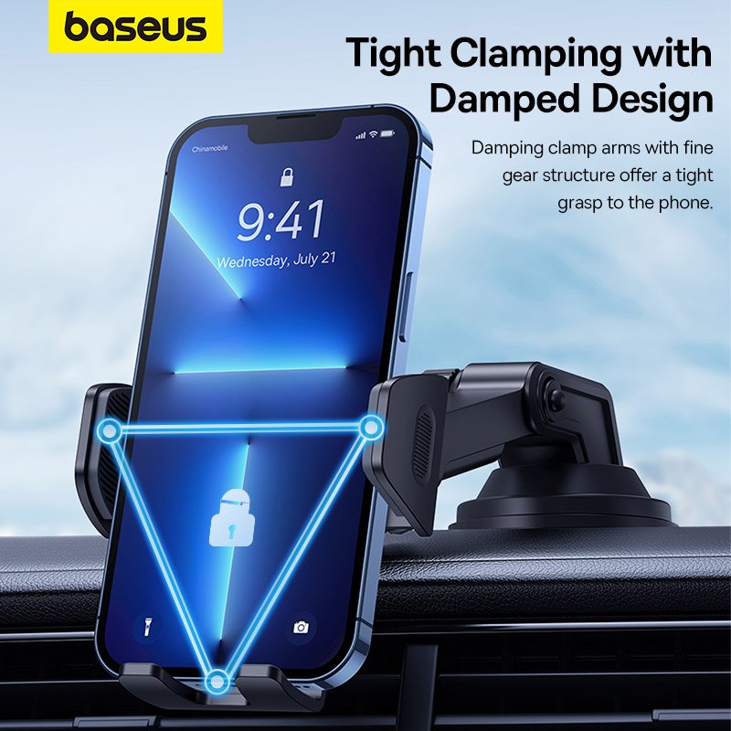 Baseus Clamp-Type Phone Holder Ultra Control Go Series - Image 11