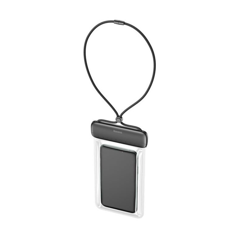 Baseus AquaGlide Waterproof Phone Pouch with Slide Lock - Cluster Black - Image 3