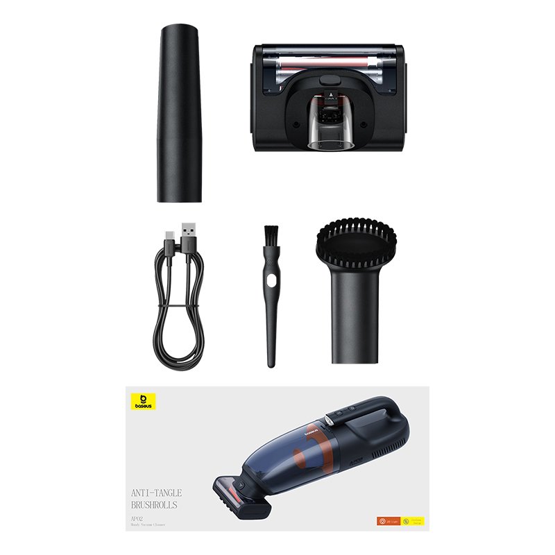 Baseus AP02 6000Pa Handheld Vacuum Cleaner Cosmic Black - 1Y - Image 7