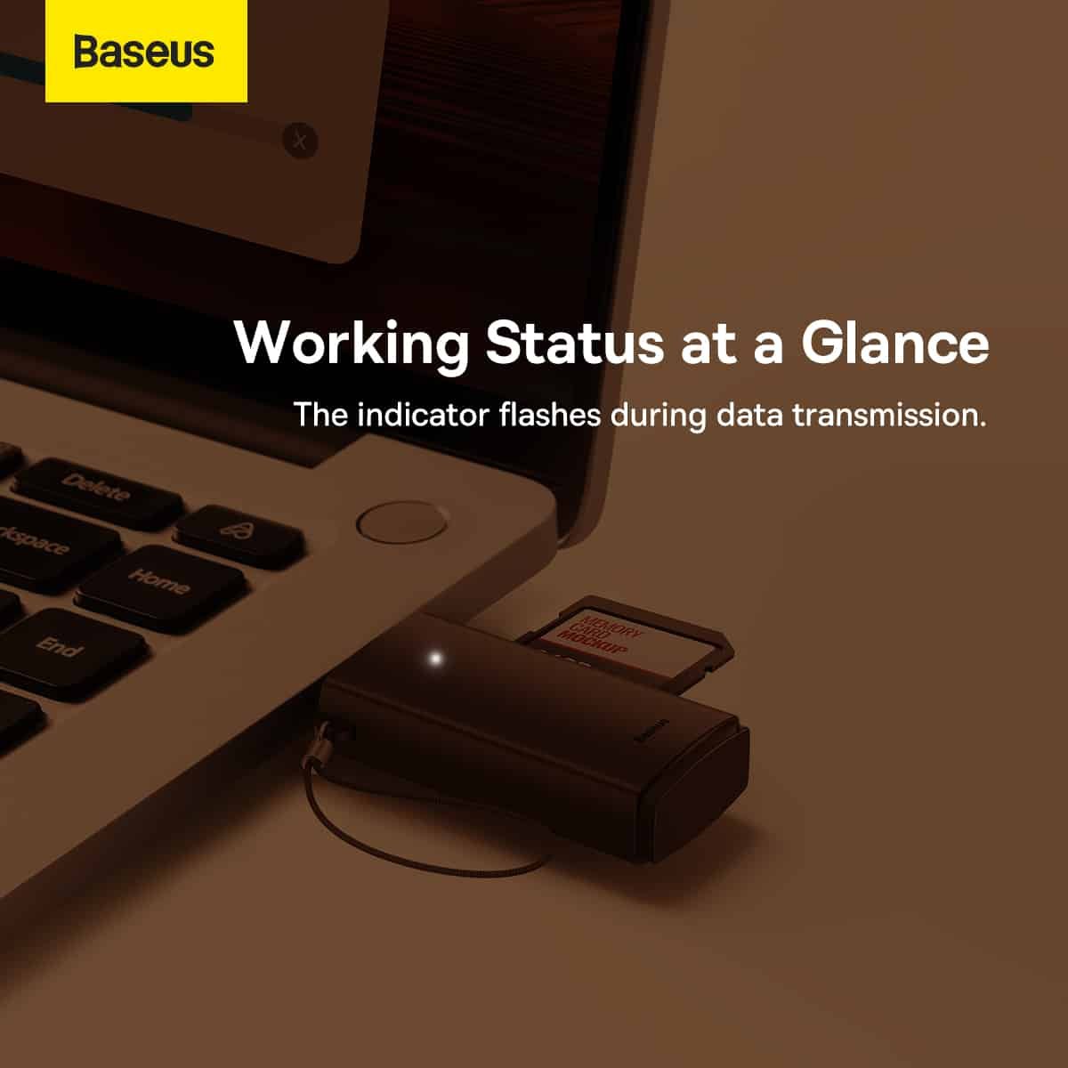 Baseus AirJoy Series Card Reader - 1Y - Image 11