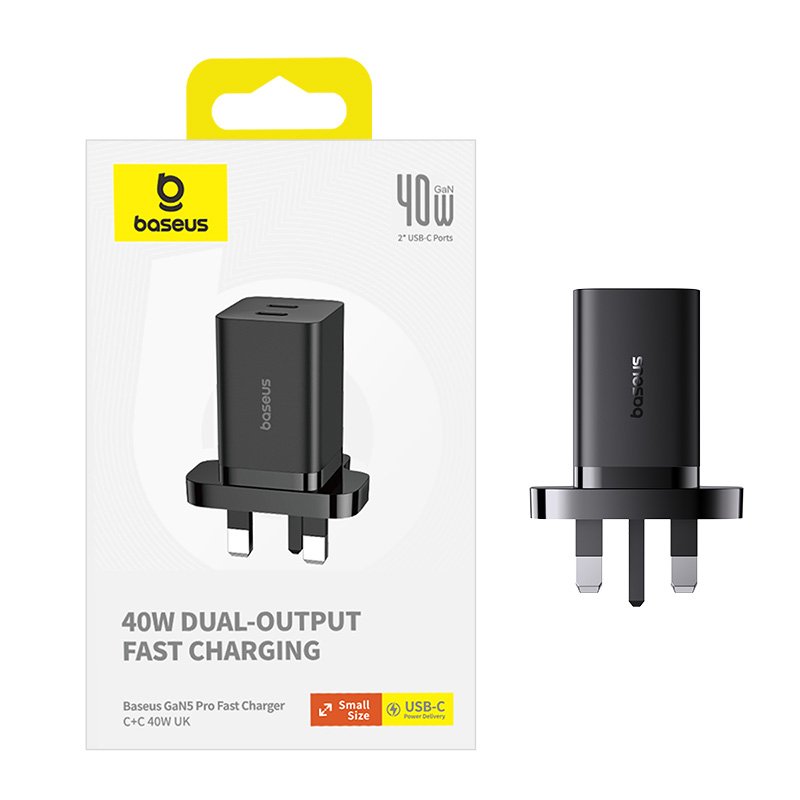 Baseus 40W C+C GaN5 Pro Fast Charger - Image 7