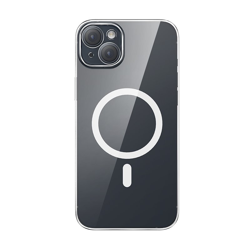 Baseus iP 13 Crystal Series Magnetic Phone Case with all-Tempered-glass screen protector - Image 2