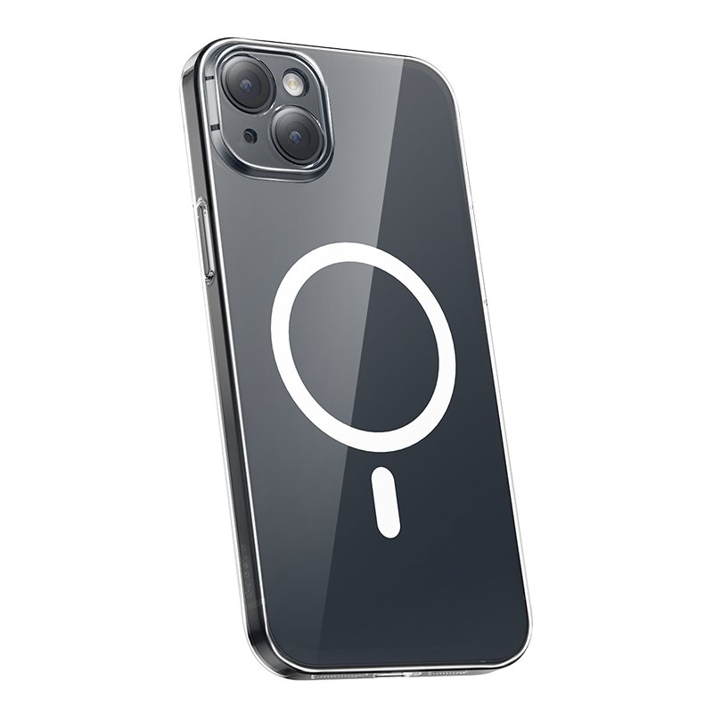 Baseus iP 13 Crystal Series Magnetic Phone Case with all-Tempered-glass screen protector - Image 6