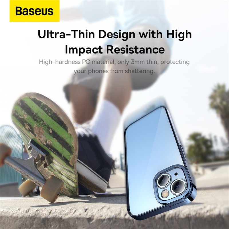 Baseus Iphone 14 Glitter Series Case with Tempered Glass - Image 12