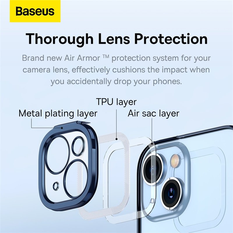 Baseus Iphone 14 Glitter Series Case with Tempered Glass - Image 13