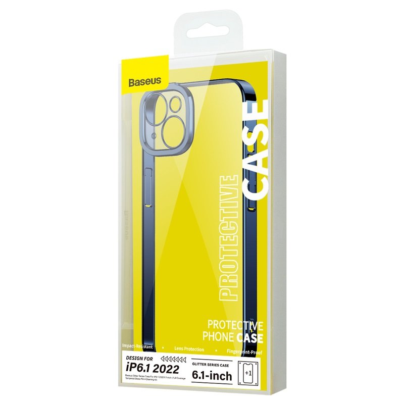 Baseus Iphone 14 Glitter Series Case with Tempered Glass - Image 14
