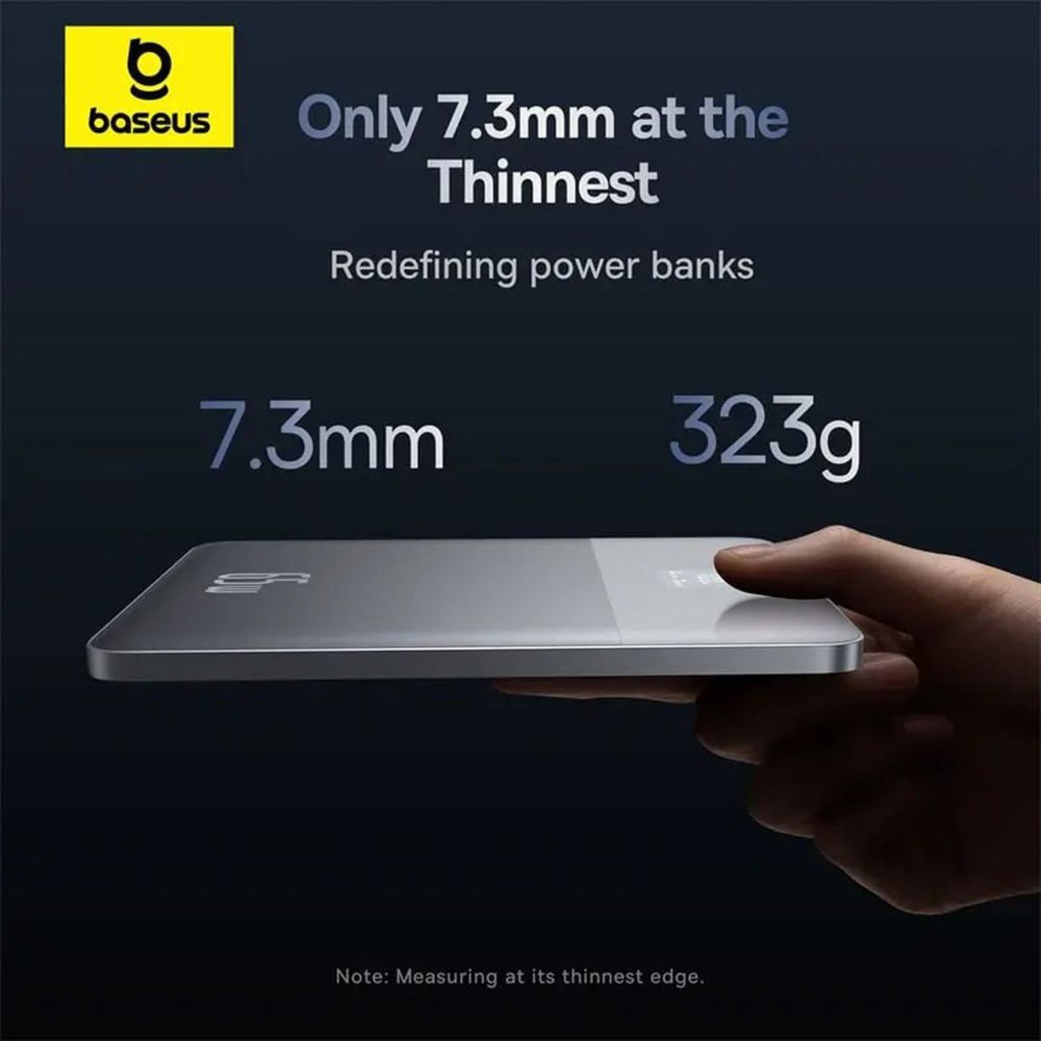 Baseus 12000mAh 65W Blade2 Power Bank Intelligent Edition Sliver - 1Y - Image 2