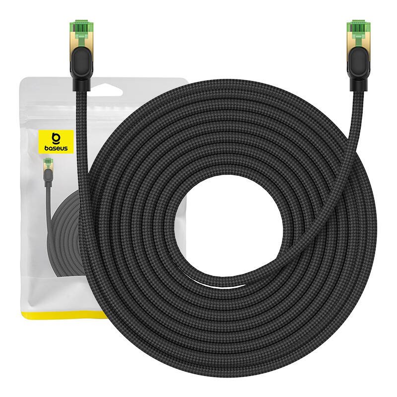 Baseus 15Meter High Speed CAT8 40Gigabit Ethernet Nylon Braided Cable - 1Y - Image 6
