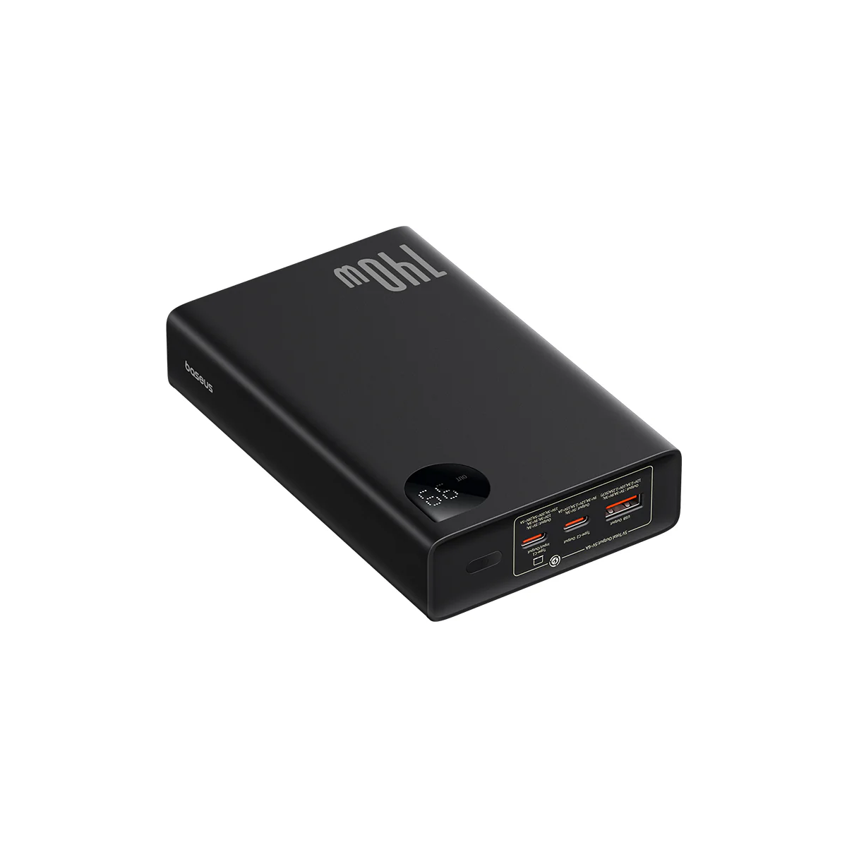 Baseus 24000mAh 140W Adaman Digital Display Fast Charge Power Bank Cluster Black - 1Y - Image 4